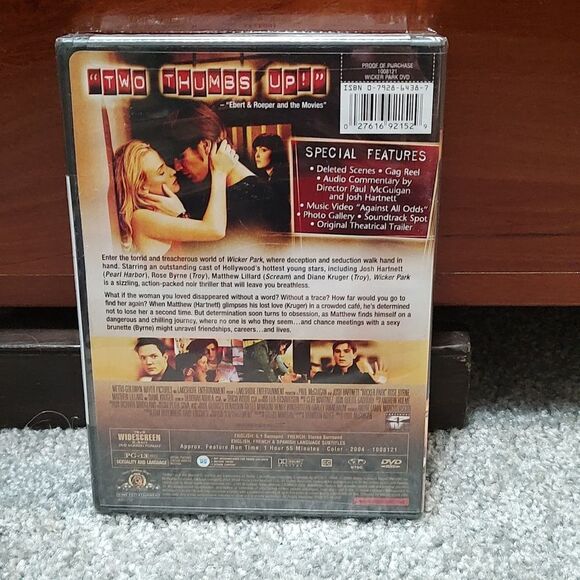 Wicker Park starring Josh Harnett  DVD widescreen 2004 New Sealed - Picture 2 of 3